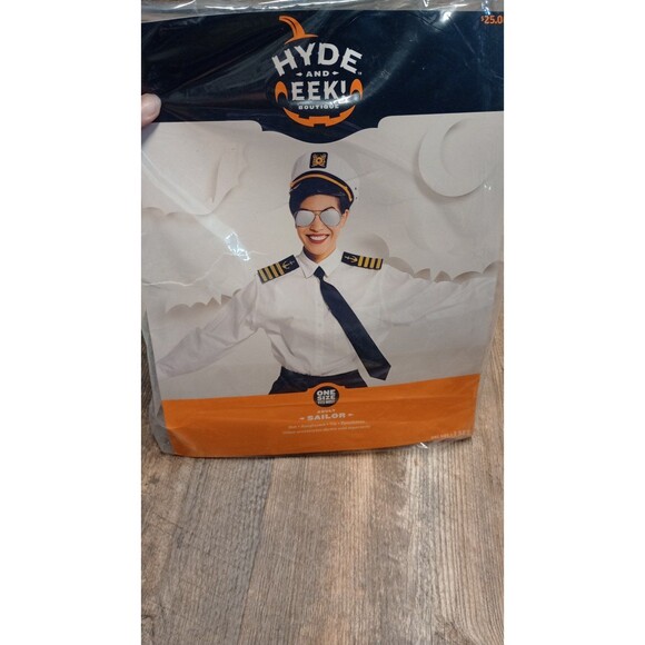 New! Adult Sailor Halloween Costume Accessory Set, One Size - Picture 1 of 5